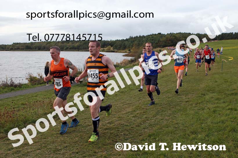Senior mens 2021 North Eastern Harrier League, Druridge Bay. Photo: David T. Hewitson/Sports for All Pics